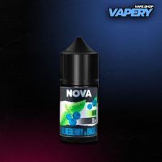 NOVA Salt 30 мл - Blueberry Basil Со вкусом Базилика, Черника