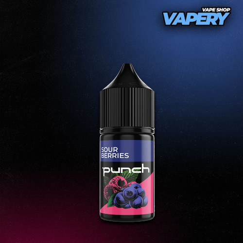 Рідина Punch 30 мл - Sour Berries Зі смаком Ягід, Кислого (Набір)