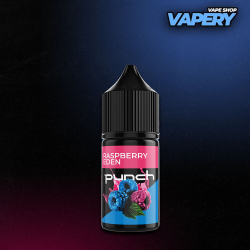 Жидкость Punch 30 мл - Raspberry Eden Со вкусом Малины, Голубой малины, Ежевики (Набор)