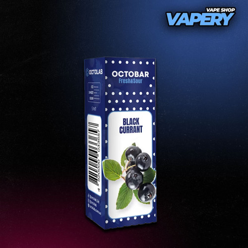 Жидкость Octobar Fresh&Sour 10 мл - Black Currant Со вкусом Черной смородины (Набор)