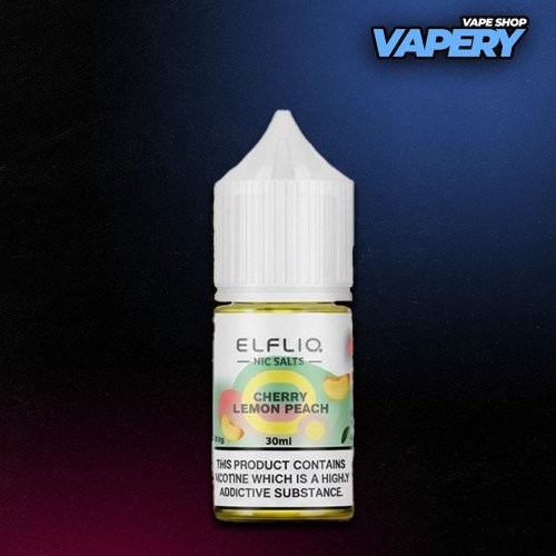 Elfliq 30 мл - Cherry Lemon Peach Зі смаком Вишні, Лимона, Персика