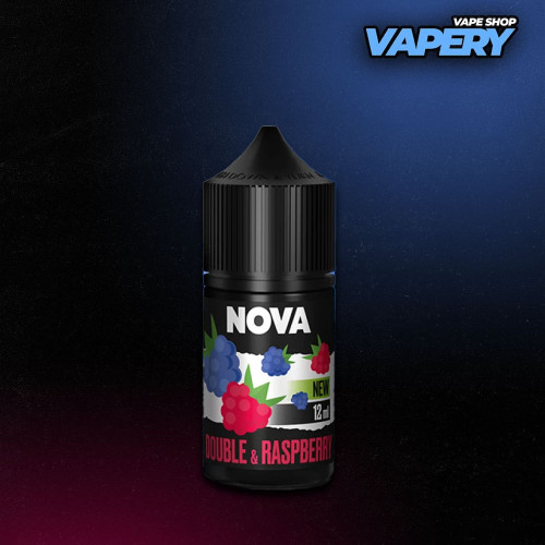 NOVA Salt 30 мл - Double Raspberry Зі смаком Блакитної малини, Малини