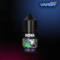 NOVA Salt 30 мл - Berry Mint Зі смаком Мяти, Ягід