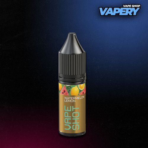 Vape Shot 15 мл - Watermelon Lemon Зі смаком Кавуна, Лимона