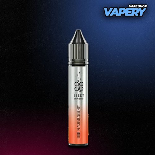 Lucky Chrome Salt 30 мл - Peach Gooseberry Зі смаком Персика, Аґрусу